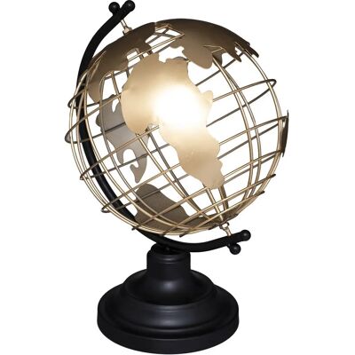 Globes Décor Atmosphera - Globe Vintage en Métal pour Intérieur - Publicité Globes Décor Atmosphera - Globe Vintage en Métal pour Intérieur - Publicité