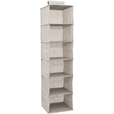 Northix Hanging Clothing Storage - 6 Compartments Northix Hanging Clothing Storage - 6 Compartments