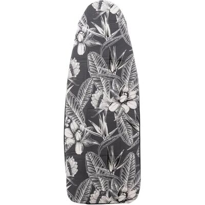 Marke 5five Simply Smart - Baumwoll Bügelbrettbezug - Grau/Blumen Marke 5five Simply Smart - Baumwoll Bügelbrettbezug - Grau/Blumen