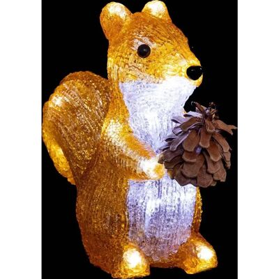 Feeric Lights&christmas Marron - Décor extérieur en acrylique d'écureuil - Publicité Feeric Lights&christmas Marron - Décor extérieur en acrylique d'écureuil - Publicité