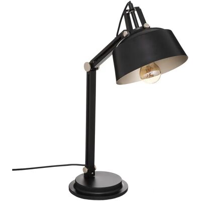 Lampe de Table Noire Atmosphera - Style Industriel - Publicité Lampe de Table Noire Atmosphera - Style Industriel - Publicité