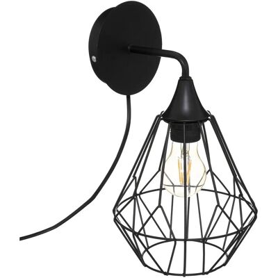 Atmosphera 186386 Wandleuchte - Schwarz - Modern, Langlebig, Vielseitig Atmosphera 186386 Wandleuchte - Schwarz - Modern, Langlebig, Vielseitig