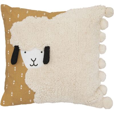 Coussin décoratif Atmosphera 188224 - Design mouton - 40x40cm - Publicité Coussin décoratif Atmosphera 188224 - Design mouton - 40x40cm - Publicité