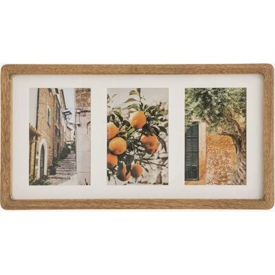 Atmosphera 188008 Picture Frame - 3 Photos Beige Atmosphera 188008 Picture Frame - 3 Photos Beige