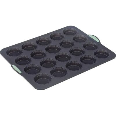 Moule à tartelettes en silicone 12 pièces - 5FIVE Moule à tartelettes en silicone 12 pièces - 5FIVE