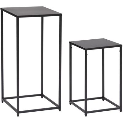 Atmosphera Modelo 185058 Mesa de café con hoja abatible negra Atmosphera Modelo 185058 Mesa de café con hoja abatible negra