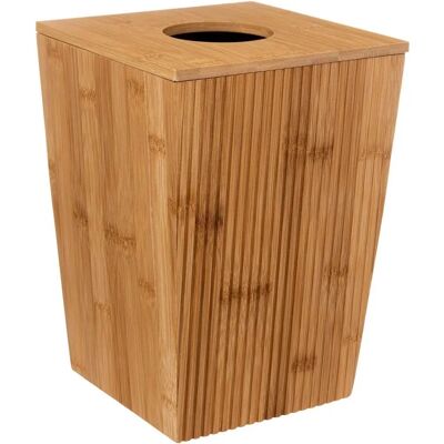 5FIVE Bambus Mülleimer - 6L - Beige - Badezimmer Deko 5FIVE Bambus Mülleimer - 6L - Beige - Badezimmer Deko