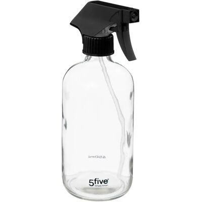 5five Glas-Sprühflasche - 450ml - Transparent - Seifenspender 5five Glas-Sprühflasche - 450ml - Transparent - Seifenspender