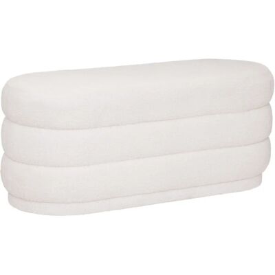 Atmosphera Sinan Bank - Modern Bouclé - 42x100x40 cm - Bank Atmosphera Sinan Bank - Modern Bouclé - 42x100x40 cm - Bank