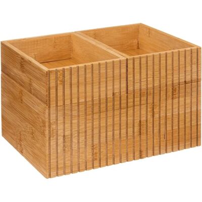 Organizzatore modulare in bambù naturale 5five - 3 scomparti - Tipo di prodotto Organizzatore modulare in bambù naturale 5five - 3 scomparti - Tipo di prodotto