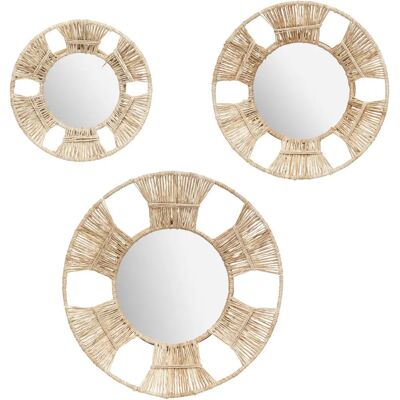Miroir Mur Atmosphera 187988 - Décor Ethno - Cylindrique - Chambre/Entrée - Publicité Miroir Mur Atmosphera 187988 - Décor Ethno - Cylindrique - Chambre/Entrée - Publicité