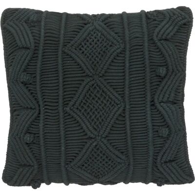 Almohadón de macramé de algodón Atmosphera 188504 - Cuadrado Decorativo Almohadón de macramé de algodón Atmosphera 188504 - Cuadrado Decorativo