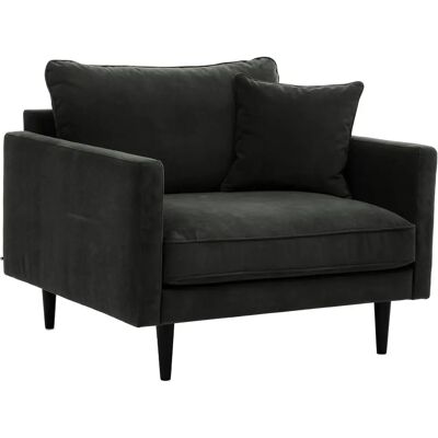 Silla XL Candice Atmosphera - Terciopelo, Verde Caqui - Diseño Moderno Silla XL Candice Atmosphera - Terciopelo, Verde Caqui - Diseño Moderno