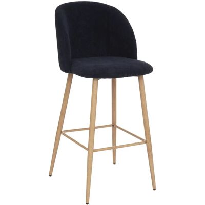 Atmosphera Modelo 185107B Tinta Azul Silla de Bar de Terciopelo - Tipo de Silla Atmosphera Modelo 185107B Tinta Azul Silla de Bar de Terciopelo - Tipo de Silla