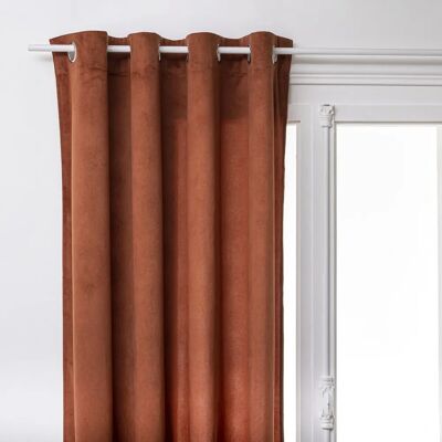 Atmosphera Modèle 146202P Rideau Rose Terracotta - Tissu - Publicité Atmosphera Modèle 146202P Rideau Rose Terracotta - Tissu - Publicité