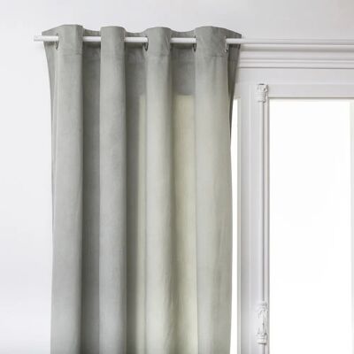 Atmosphera 146202F Elegancka Zielona Zasłona z Aksamitnego Materiału - Zasłona Atmosphera 146202F Elegancka Zielona Zasłona z Aksamitnego Materiału - Zasłona