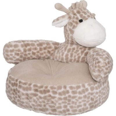 Atmosphera Beigefarbene und Weiße Kinder Giraffen-Sessel Atmosphera Beigefarbene und Weiße Kinder Giraffen-Sessel