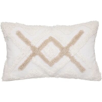 Atmosphera Elfenbein Baumwoll-Kissenhülle - 30x50 cm - Elegante Dekoration Atmosphera Elfenbein Baumwoll-Kissenhülle - 30x50 cm - Elegante Dekoration
