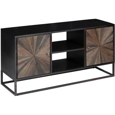 Atmosphera - Mueble TV de Madera y Metal Reciclados - 130x40cm Atmosphera - Mueble TV de Madera y Metal Reciclados - 130x40cm