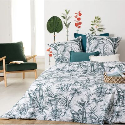 Ensemble de literie Atmosphera - Jouy en coton 240x220cm - Décoration intérieure - Publicité Ensemble de literie Atmosphera - Jouy en coton 240x220cm - Décoration intérieure - Publicité