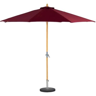Hesperide Tinaei Bordeaux Sonnenschirm - FSC Holz 3m Hesperide Tinaei Bordeaux Sonnenschirm - FSC Holz 3m