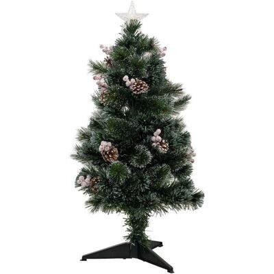 Árbol de Navidad de fibra óptica Feeric Lights & Christmas - Rojo - Interior - 90cm Árbol de Navidad de fibra óptica Feeric Lights & Christmas - Rojo - Interior - 90cm