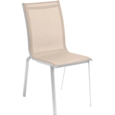 Chaise de jardin empilable Axant blanc Hespéride - Publicité Chaise de jardin empilable Axant blanc Hespéride - Publicité