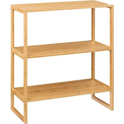 Półka łazienkowa bambusowa 5Five Simply Smart - 3 półki - 69.5x33.5x84 cm Półka łazienkowa bambusowa 5Five Simply Smart - 3 półki - 69.5x33.5x84 cm