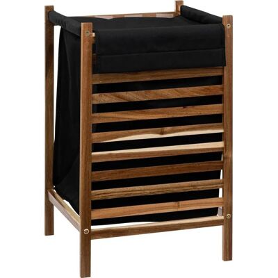 Northix Cesto de ropa de madera de acacia - Elegante y funcional Northix Cesto de ropa de madera de acacia - Elegante y funcional