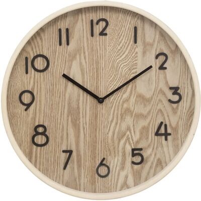 Atmosphera 193109 Beiges Holz-Wanduhr Tischuhr Atmosphera 193109 Beiges Holz-Wanduhr Tischuhr