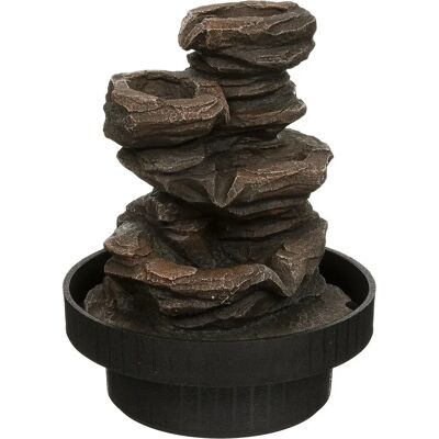 Atmosphera 193288 Dekoracyjna Statua - Fontanna Zen - Czarna - 22,5cm Atmosphera 193288 Dekoracyjna Statua - Fontanna Zen - Czarna - 22,5cm