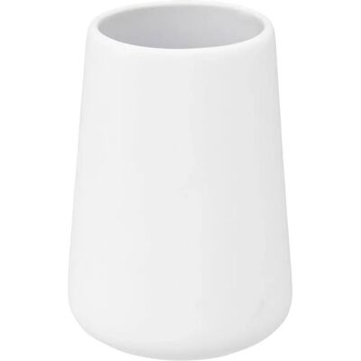 5FIVE Keramiktasse - Weiß - Badezimmerzubehör 5FIVE Keramiktasse - Weiß - Badezimmerzubehör