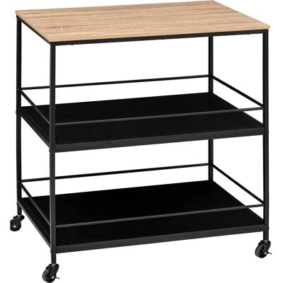 5FIVE - Credenza grande a 2 niveles negro - Simply Smart - Credenza 5FIVE - Credenza grande a 2 niveles negro - Simply Smart - Credenza
