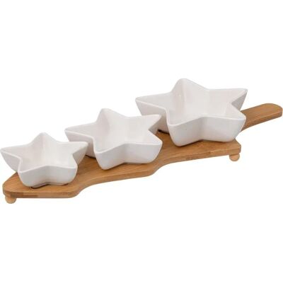 Ensemble de snacks en bambou Feeric Lights & Christmas 3P - Cadeau - Publicité Ensemble de snacks en bambou Feeric Lights & Christmas 3P - Cadeau - Publicité