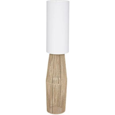 Lampadaire Atmosphera Aissa - Matériaux naturels, Blanc, 130cm - Publicité Lampadaire Atmosphera Aissa - Matériaux naturels, Blanc, 130cm - Publicité