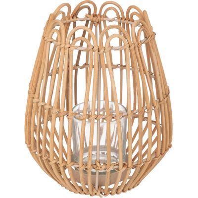 Atmosphera 193705 Porte-bougie - Métal Rattan - Intérieur/Extérieur - Publicité Atmosphera 193705 Porte-bougie - Métal Rattan - Intérieur/Extérieur - Publicité