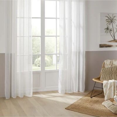 Atmosphera Weiß 140x240cm Vorhang - Eleganter Lichtfilter Atmosphera Weiß 140x240cm Vorhang - Eleganter Lichtfilter