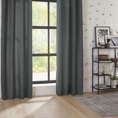 Cortina Opaca Malo Gris Atmosphera - 140x260cm Cortina Opaca Malo Gris Atmosphera - 140x260cm