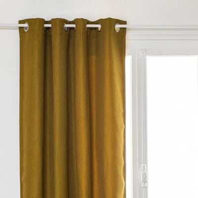 Atmosphera 194326R Rideau - Jaune Moutarde - 140x260 cm - Rideau/Drapery - Publicité Atmosphera 194326R Rideau - Jaune Moutarde - 140x260 cm - Rideau/Drapery - Publicité