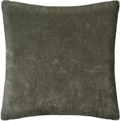 Coussin décoratif double face en velours et coton Atmosphera 55x55 cm - Intérieur - Publicité Coussin décoratif double face en velours et coton Atmosphera 55x55 cm - Intérieur - Publicité