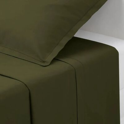 ATMOSPHERA Spannbettlaken 180x290cm Verde cachi - Laken ATMOSPHERA Spannbettlaken 180x290cm Verde cachi - Laken