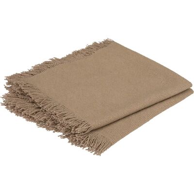 Atmosphera Modell 194372D Baumwollserviette - 40x40 cm - Beige Atmosphera Modell 194372D Baumwollserviette - 40x40 cm - Beige