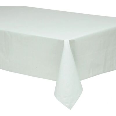 Atmosphera Nappe en coton vert céladon - 250x150 cm - Publicité Atmosphera Nappe en coton vert céladon - 250x150 cm - Publicité