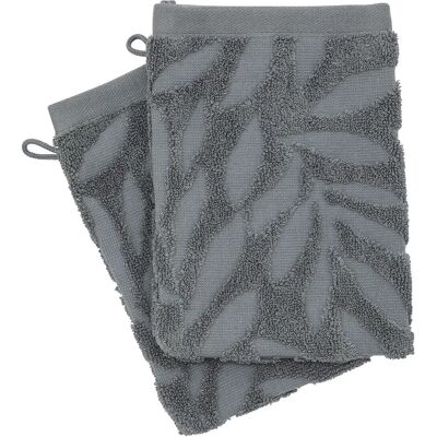 Gants de bain en coton Tencel gris foncé Atmosphera - Publicité Gants de bain en coton Tencel gris foncé Atmosphera - Publicité