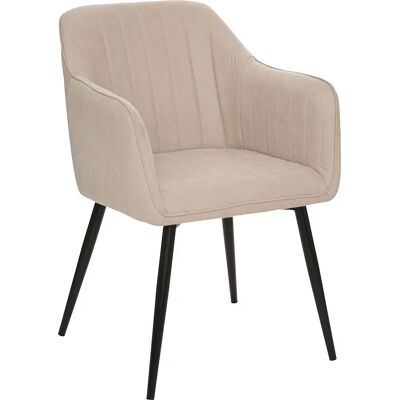 Silla de comedor Atmosphera 194607C - Beige - Diseño contemporáneo Silla de comedor Atmosphera 194607C - Beige - Diseño contemporáneo