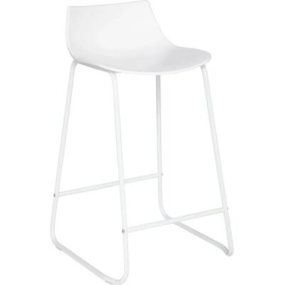 Atmosphera - Taburete de bar blanco de metal moderno - Muebles de bar Atmosphera - Taburete de bar blanco de metal moderno - Muebles de bar
