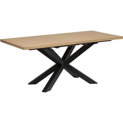 Mesa de comedor Olaf extensible - Beige - Rectangular Mesa de comedor Olaf extensible - Beige - Rectangular