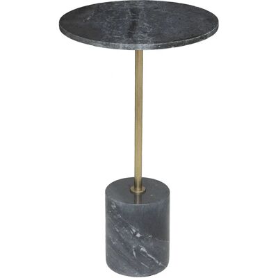 Table d'appoint Atmosphera Ilian en marbre gris - Design élégant - Publicité Table d'appoint Atmosphera Ilian en marbre gris - Design élégant - Publicité