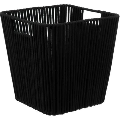 5FIVE - Panier de rangement - Capacité 19L - 31x31x31 cm - Noir - Publicité 5FIVE - Panier de rangement - Capacité 19L - 31x31x31 cm - Noir - Publicité