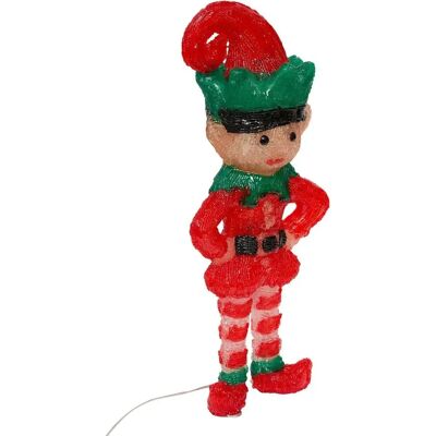 Figura luminosa exterior Feeric Lights & Christmas H60cm 60 LED - Decoración navideña Figura luminosa exterior Feeric Lights & Christmas H60cm 60 LED - Decoración navideña